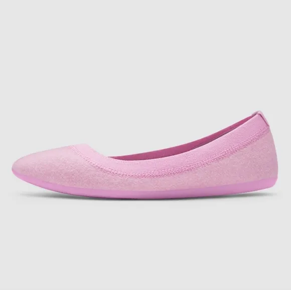 Allbirds Wool Breezers Ballet Flats Pink Size 10