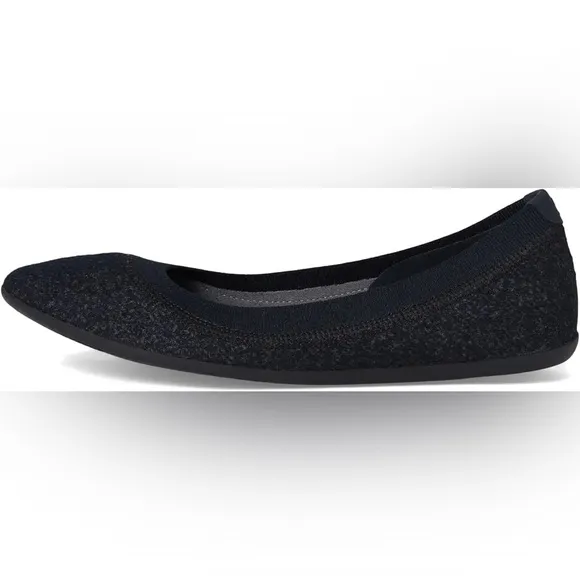 Allbirds Wool Breezers Ballet Flats Shoes Women’s 9 Heathered Black Like New