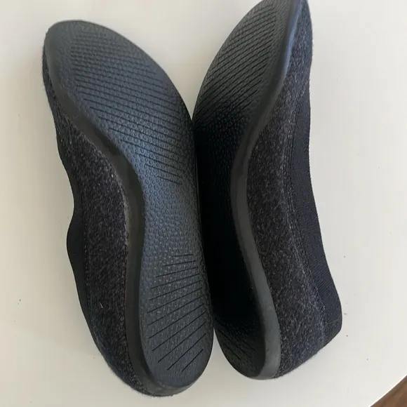 Allbirds Wool Breezers Ballet Flats Shoes Women’s 9 Heathered Black Like New