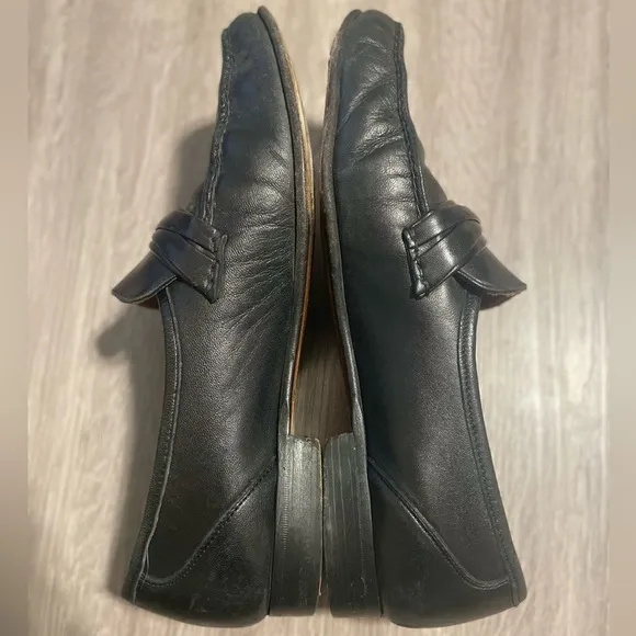 Allen Edmond Men’s Bergamo Loafers Size 9.5 Black Leather Classic Preppy Formal