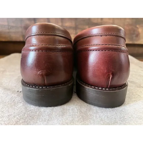 ALLEN EDMONDS Randolphkilt Brown Leather Tassel Loafers Men's Sz 11 W/Dust bag