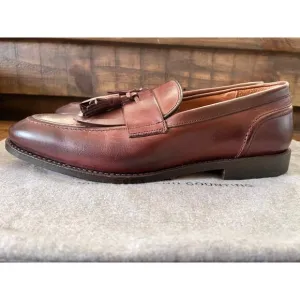 ALLEN EDMONDS Randolphkilt Brown Leather Tassel Loafers Men's Sz 11 W/Dust bag