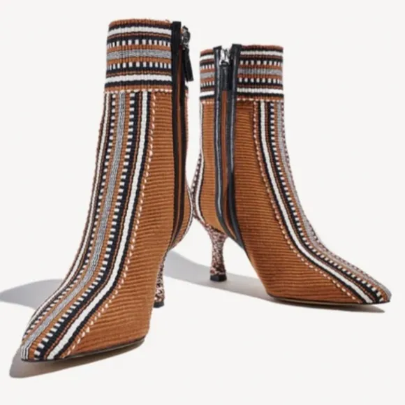 Amambaih Women’s Luxury Italian Ankle Boots
