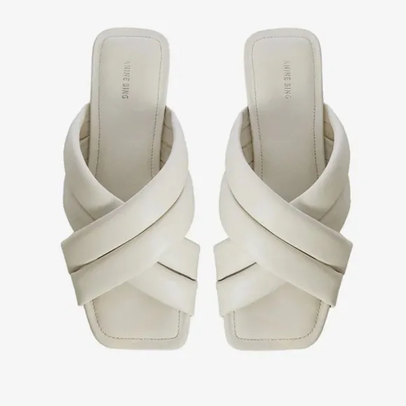 Anine Bing Eve sandals in ivory
