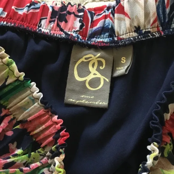 Anthropology Leora Floral Skirt