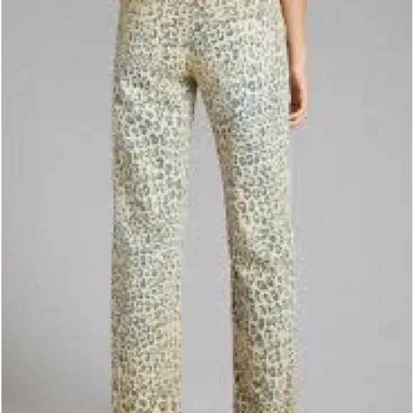 Anthropology Pilcro the wanderer relaxed animal Print Pants women’s size 29 nwts