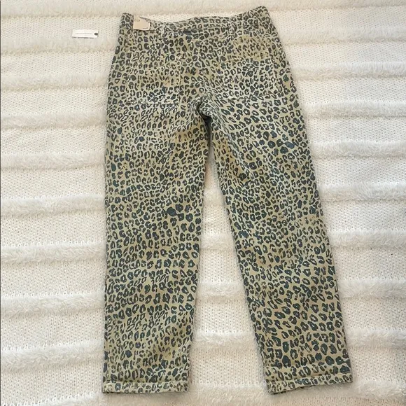 Anthropology Pilcro the wanderer relaxed animal Print Pants women’s size 29 nwts