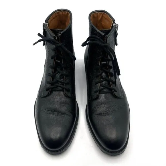 Aquatalia Vladimir Leather Ankle Boots Black Men’s Size 8