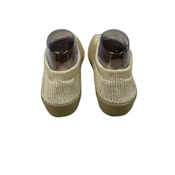 Arcopedico Shoes Womens 38 7/7.5 Slip On Loafers Tan Comfort Wedge Neutral