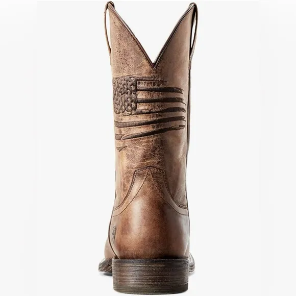 Ariat Men's Cowboy Boot Circuit Patriot Size 8- GUC
