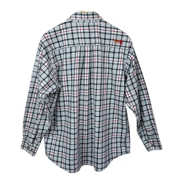 ARIAT WORK FR Men's Size L Flame Resistant Work Button Down Shirt