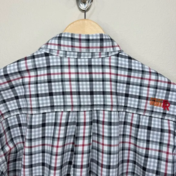 ARIAT WORK FR Men's Size L Flame Resistant Work Button Down Shirt