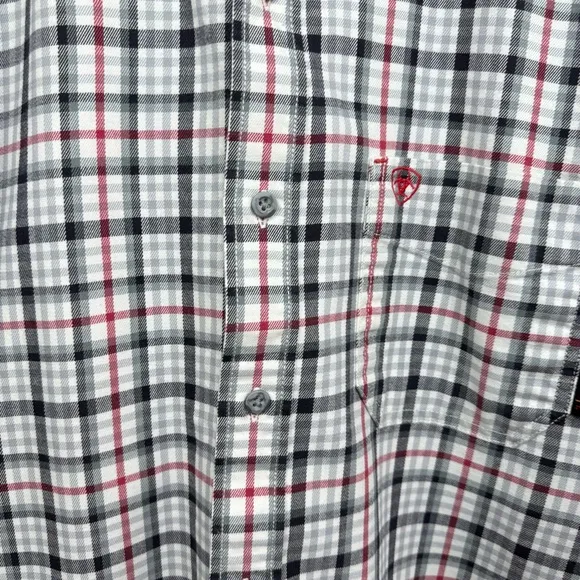 ARIAT WORK FR Men's Size L Flame Resistant Work Button Down Shirt
