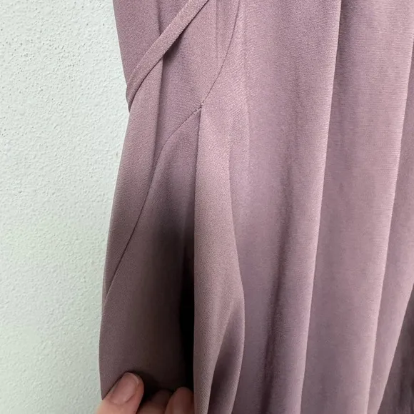 Aritzia Wilfred Sabine Wrap Front Mini Dress Mauve/Purple Size Medium