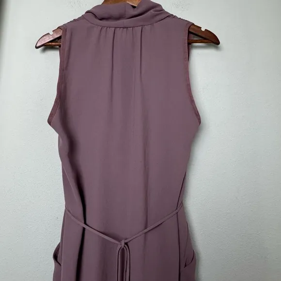 Aritzia Wilfred Sabine Wrap Front Mini Dress Mauve/Purple Size Medium