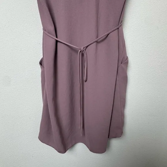 Aritzia Wilfred Sabine Wrap Front Mini Dress Mauve/Purple Size Medium