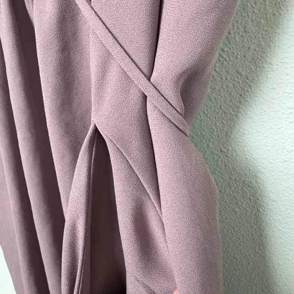 Aritzia Wilfred Sabine Wrap Front Mini Dress Mauve/Purple Size Medium