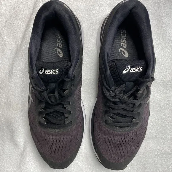 Asics Gel Kayano 24 Mens 8.5 Black Running Shoes Stability Sneakers Athleisure