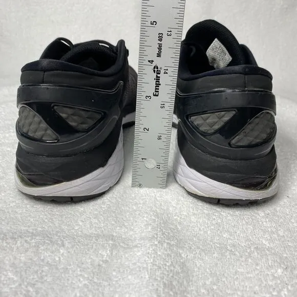 Asics Gel Kayano 24 Mens 8.5 Black Running Shoes Stability Sneakers Athleisure