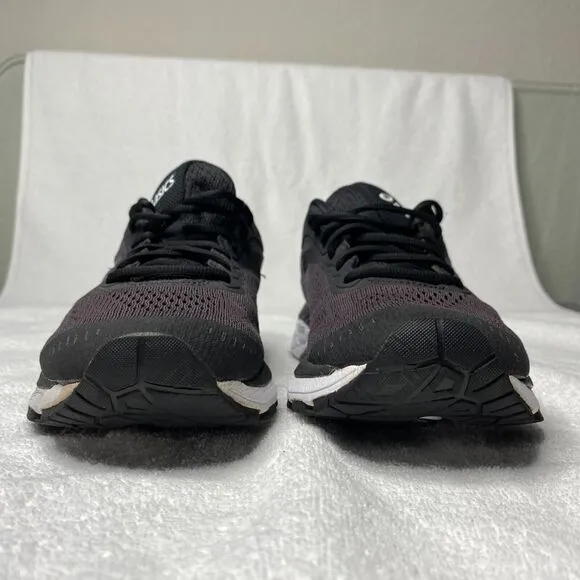 Asics Gel Kayano 24 Mens 8.5 Black Running Shoes Stability Sneakers Athleisure