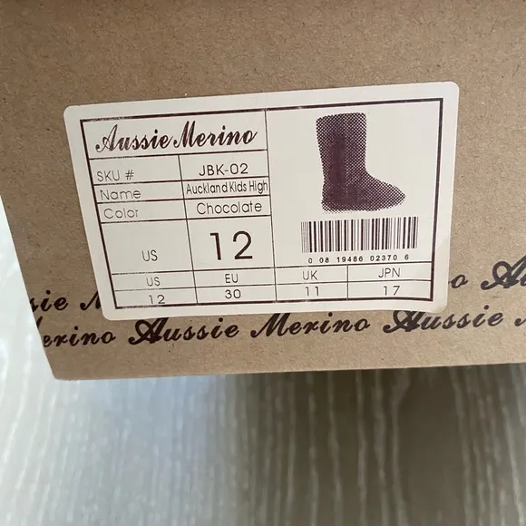 Aussie Merino Auckland Kids high boots