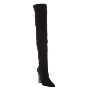 B Brian Atwood Synthetic Marney Caged Heel Over-the-knee Boots sz 10