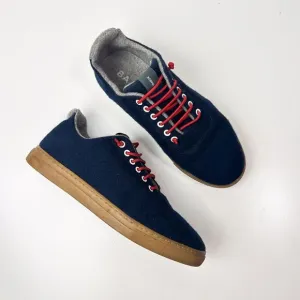Baabuk for Alex Mill Wool Sneakers Navy Urban Wooler Sz EU 37 / US 6.5 Gum Sole