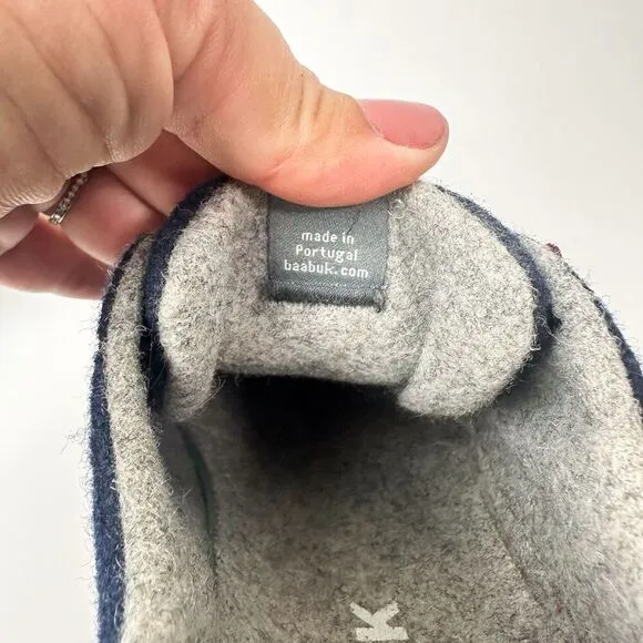 Baabuk for Alex Mill Wool Sneakers Navy Urban Wooler Sz EU 37 / US 6.5 Gum Sole