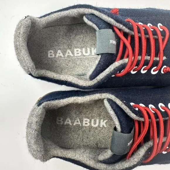 Baabuk for Alex Mill Wool Sneakers Navy Urban Wooler Sz EU 37 / US 6.5 Gum Sole