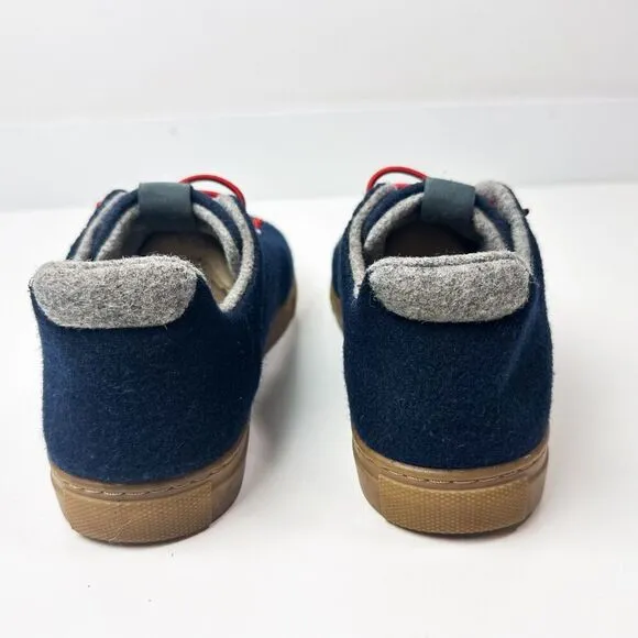 Baabuk for Alex Mill Wool Sneakers Navy Urban Wooler Sz EU 37 / US 6.5 Gum Sole