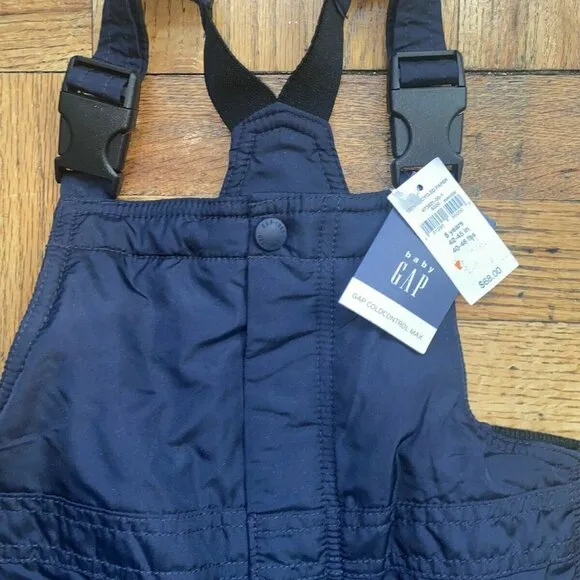 Baby GAP Boys Snowsuit Overalls Snow Pants 18-24 mo NWT