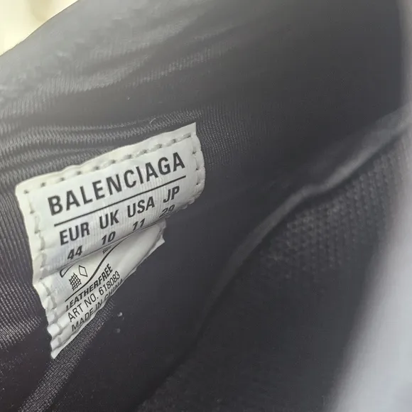 Balenciaga Black Quilted Sandals Size 11