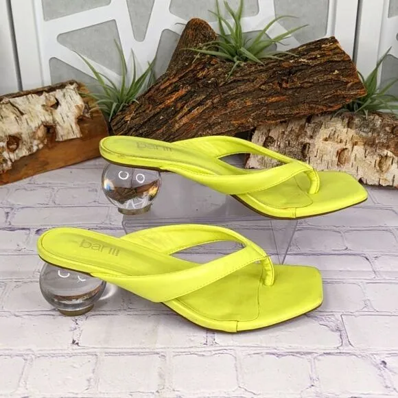 BAR III Corteta Thong Ball-Heel Sandals