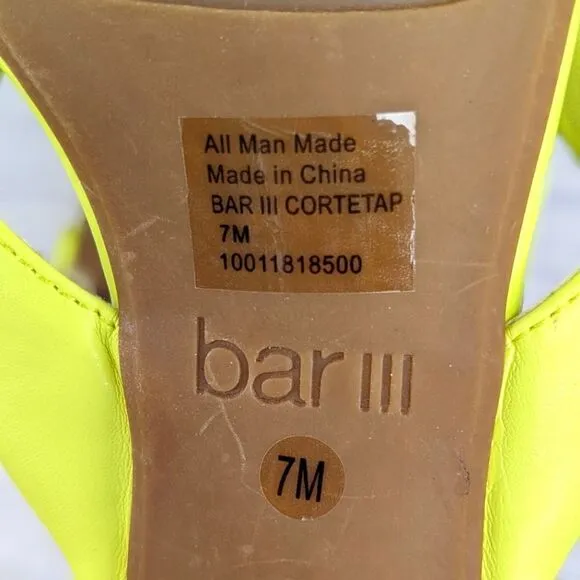 BAR III Corteta Thong Ball-Heel Sandals