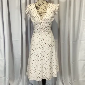 Bar III White Polka Dot Dress NWOT Size XL