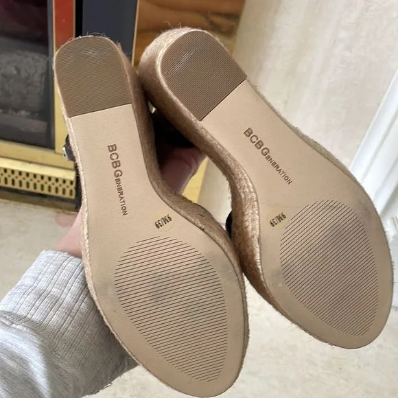 BCBG BCBGeneration Holly Espadrille Wedge Sandals