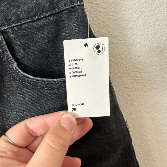 BDG urban outfitters asymmetrical a-line cutoff denim shorts