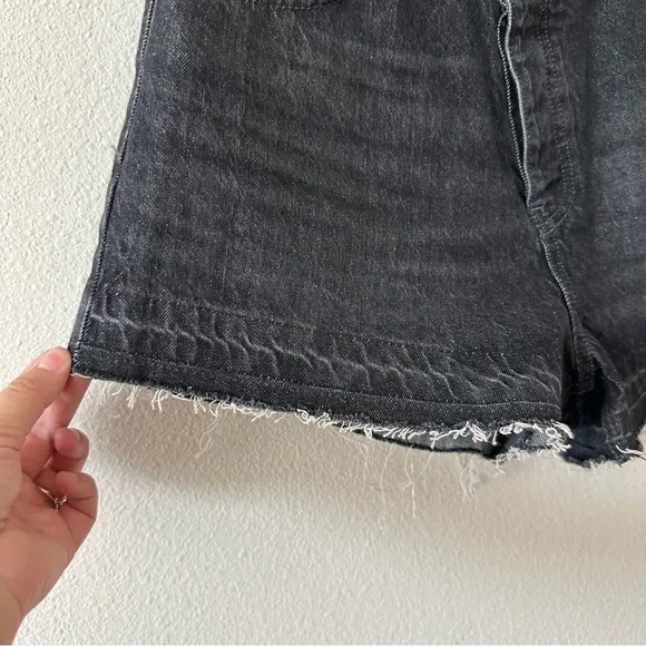 BDG urban outfitters asymmetrical a-line cutoff denim shorts
