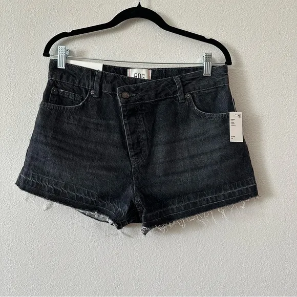 BDG urban outfitters asymmetrical a-line cutoff denim shorts
