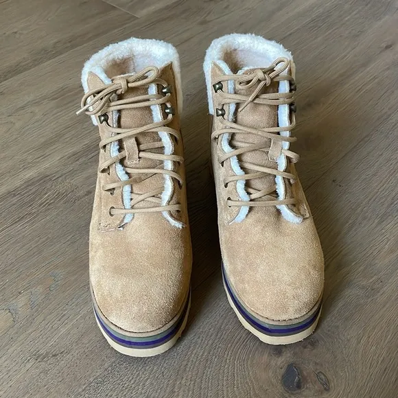 Bearpaw Retro Quinn Boots In Iced Coffee Size 10