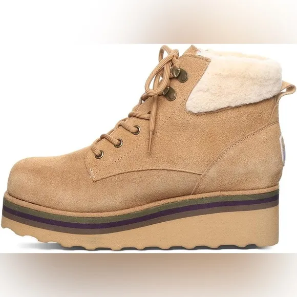 Bearpaw Retro Quinn Boots In Iced Coffee Size 10
