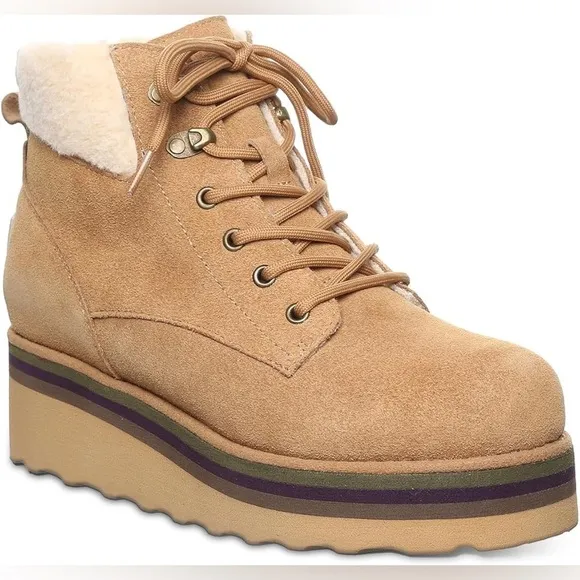 Bearpaw Retro Quinn Boots In Iced Coffee Size 10