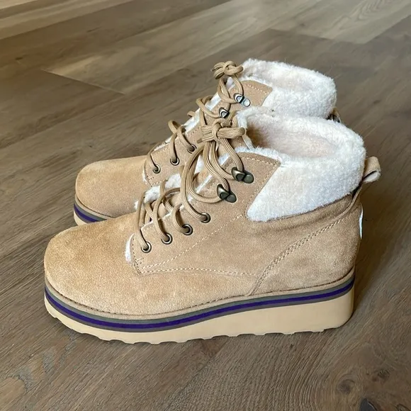 Bearpaw Retro Quinn Boots In Iced Coffee Size 10