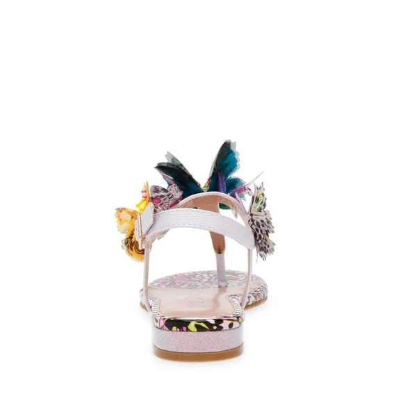 Betsy Johnson Women's Prilla Butterfly Embellished Thong Sandal SZ 5.5 N…