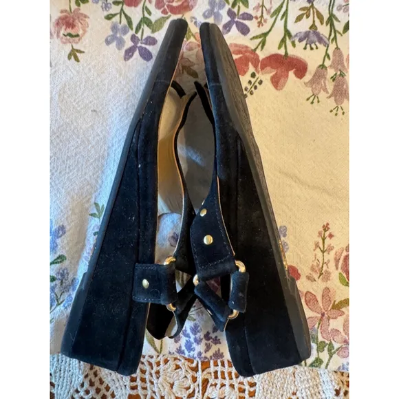 Bettye Muller Concept Black Sandals Size 8