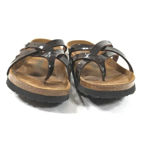 Betula Licensed by Birkenstock Vinja Women's Sandals Vegan Croc Print Womens 10