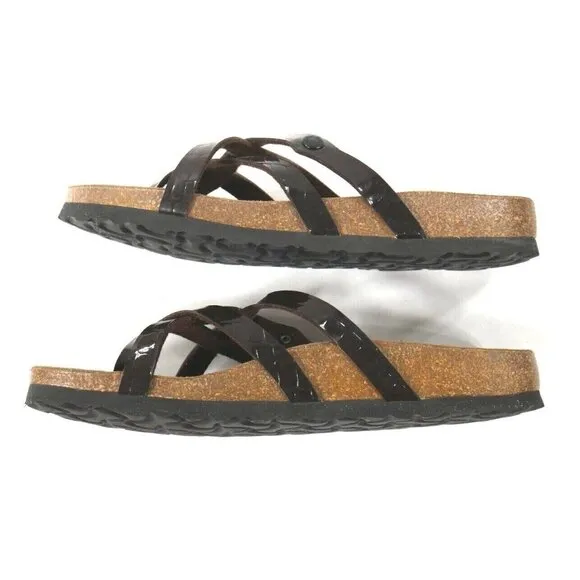Betula Licensed by Birkenstock Vinja Women's Sandals Vegan Croc Print Womens 10
