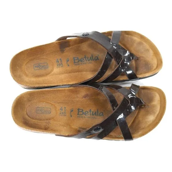 Betula Licensed by Birkenstock Vinja Women's Sandals Vegan Croc Print Womens 10