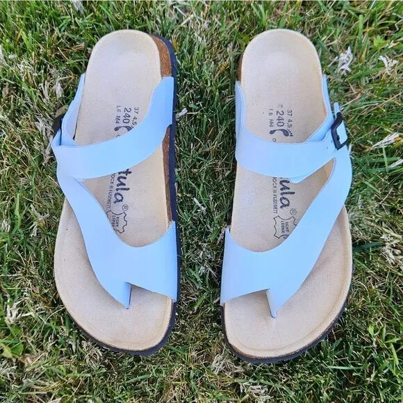 Betula Original Birkenstock Birko Flor Blue Sandals