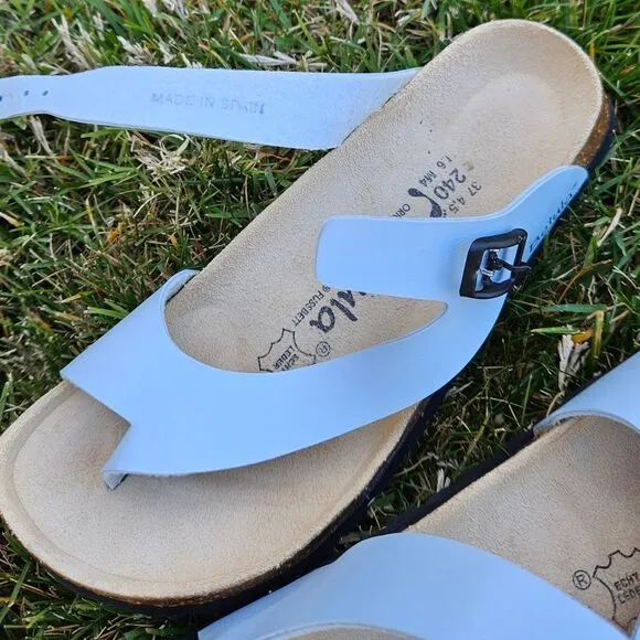 Betula Original Birkenstock Birko Flor Blue Sandals